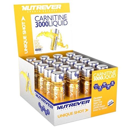 Nutrever L-Carnitine Ampul 20x60 ml