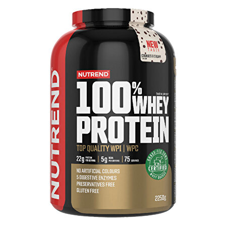 Nutrend %100 Whey Protein 2250 Gr - ÇİKOLATA BROWNİE