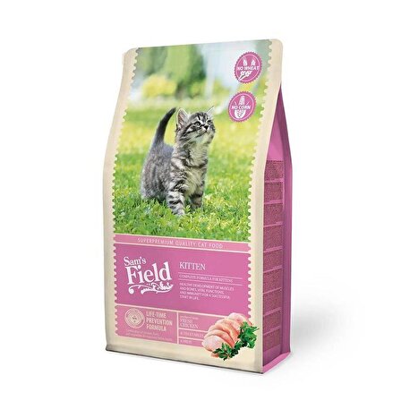 Sam's Field Kitten Tavuklu Tahılsız Yavru Kedi Maması 2.5 kg