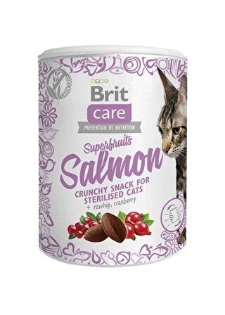 Brit Kızılcık - Somonlu Granül Yetişkin Kedi Ödülü 100 g 