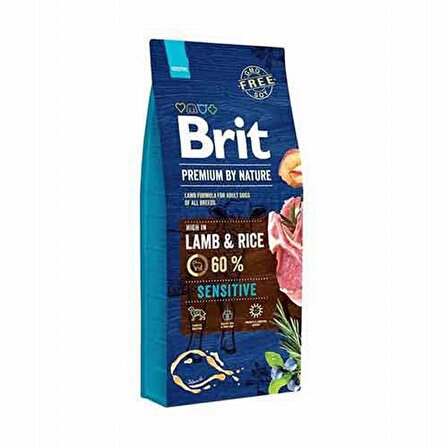 Brit Premium By Nature Kuzu Etli Yetişkin Köpek Maması 15 KG