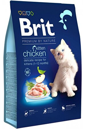 Brit Premium By Nature Kitten Tavuklu Yavru Kedi Maması 8 Kg