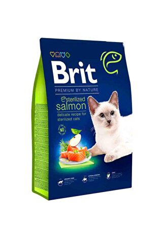 Brit Premium Sterilised Somonlu Kısırlaştırılmış Kedi Maması 8 Kg