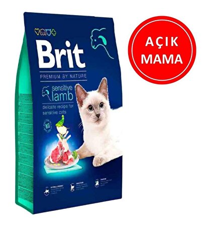 Brit Premium Sensitive Kuzulu Kedi Maması 1 Kg AÇIK