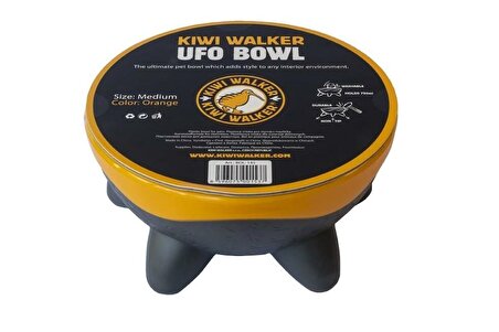 Kiwi Walker UFO Devrilmeyen Mama Su Kabı 750 ml Turuncu