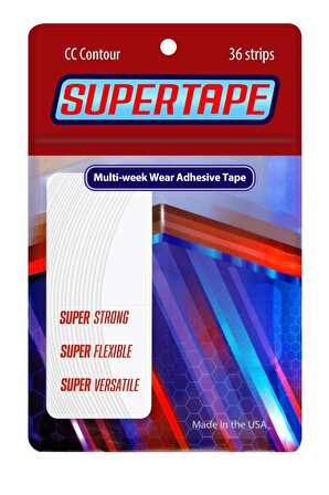 True Tape SUPERTAPE Protez Saç Bandı 36 Adet Oval (2cm x 7,5cm) 3/4"CC 