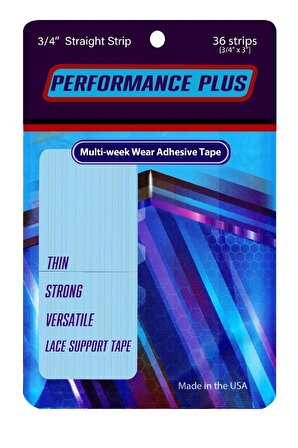 True Tape Performance Plus Protez Saç Bandı Düz '3/4"Straight Strip (2 cm x 7.5 cm) 36 Adet