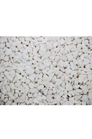2 Kg Beyaz Çakıl Taş Teraryum süsü Fanus Çakıl Taşı Dekoratif Akvaryum Taşı1-2 cm çaplı