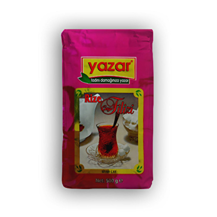 Yazar Filiz Çay 500 Gr x 6 Paket - 750 Gr x 2 Paket Tek Sargılı Kesme Küp Şeker Hediye!