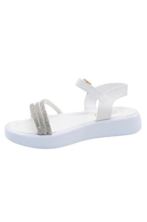 Bluefeet Mf400 Beyaz Günlük Kadın Sandalet