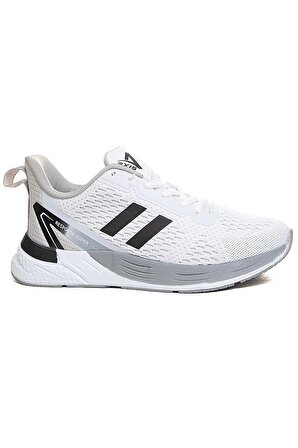 Bluefeet Axs Beyaz Siyah Günlük Triko Erkek Spor Ayakkabı