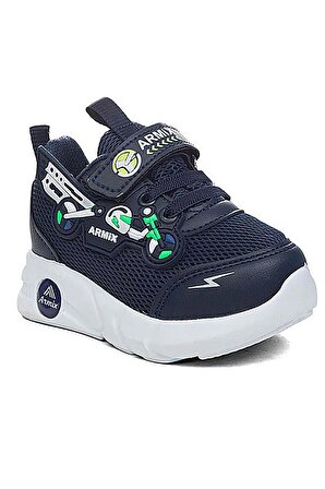Bluefeet Amx Lacivert Beyaz Günlük Erkek Bebe Spor Ayakkabı
