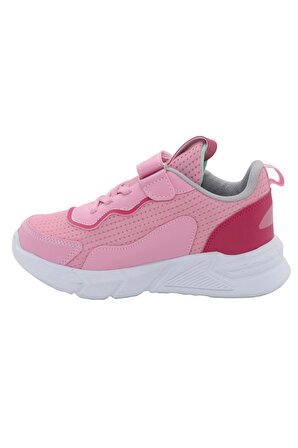 Mergenshoes Nwf N056 Pembe Günlük Fileli Kız Çocuk Spor Ayakkabı