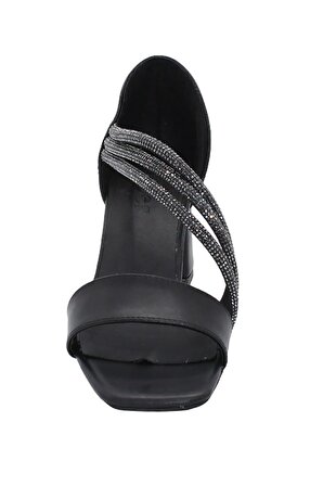Bluefeet K037 Siyah Günlük 6 Cm Klasik Topuk Kadın Ayakkabı