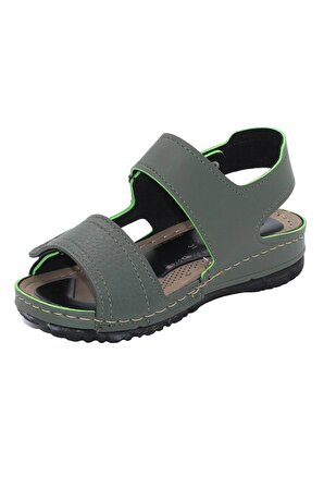 Bluefeet S21 Yeşil Günlük Erkek Çocuk Sandalet Ayakkabı