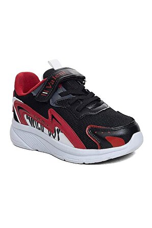 Bluefeet Vln Siyah Kırmızı Fileli Erkek Çocuk Spor Ayakkabı
