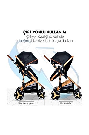 Bh-945 Paris Amortisörlü Travel Sistem Bebek Arabası