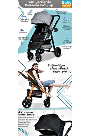 Yeni Full Takım 10 In 1 940 Travel Sistem Bebek Arabası Anne Yanı Park Yatak Beşik Ve Ana Kucağı