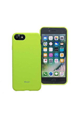 Apple iPhone 8 Uyumlu Kılıf Roar Jelly Kapak Yeşil
