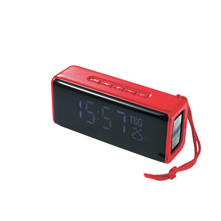 Zore TG-174 Bluetooth Speaker Hoparlör Kırmızı