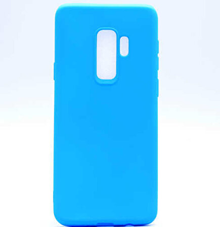 Samsung Galaxy S9 Uyumlu Kılıf Zore Premier Silikon Kapak (Mavi)