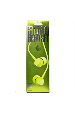 Lapas S1 3.5mm Mp3 Stereo Kulaklık Yeşil