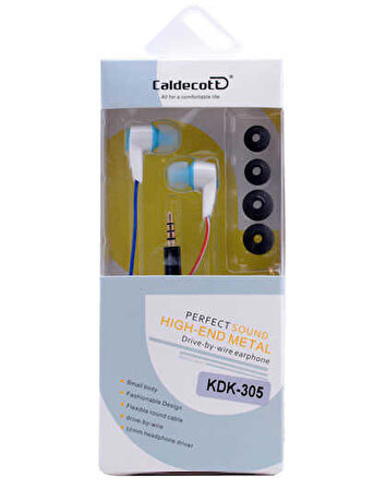 Caldecott KDK-305 Mp3 Stereo Kulaklık (Mavi)