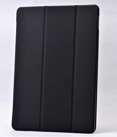 Apple iPad 5 Air Uyumlu Zore Smart Cover Standlı 1-1 Kılıf (Siyah)
