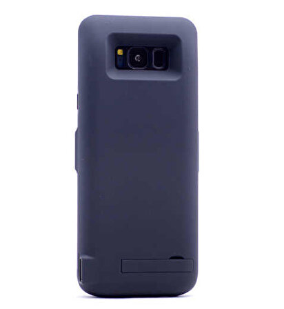 Samsung Galaxy S8 Plus Uyumlu Şarjlı Kılıf Harici Batarya (Siyah)
