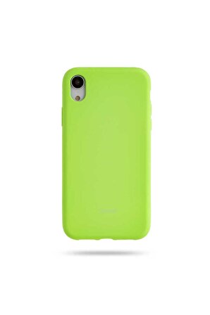 Apple iPhone XR Uyumlu Kılıf Roar Jelly Kapak Yeşil