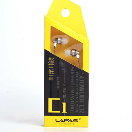 Lapas C1 3.5mm Kulaklık Füme