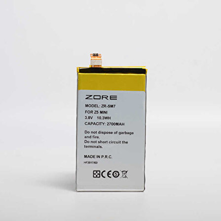 Sony Xperia Z5 Compact Uyumlu Zore Batarya