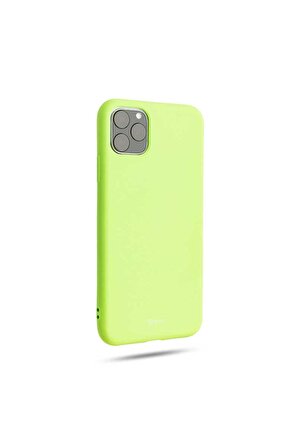 Apple iPhone 11 Pro Max Uyumlu Kılıf Roar Jelly Kapak Yeşil