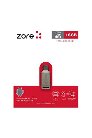 Zore 3.0 Type-C Metal OTG 16 GB