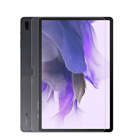 Samsung Galaxy Tab S7 FE LTE (T737-T736-T733-T730) Uyumlu Zore Tablet Temperli Cam Ekran Koruyucu