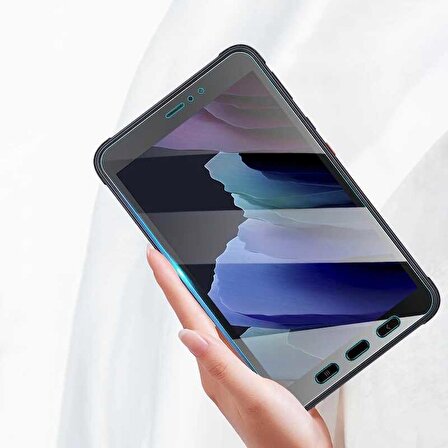 Samsung Galaxy Tab Active 3 T577 Uyumlu Zore Tablet Temperli Cam Ekran Koruyucu