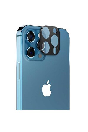 Apple iPhone 12 Pro Uyumlu Araree C-Subcore Temperli Kamera Koruyucu Siyah
