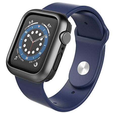 Apple Watch 40mm Uyumlu Araree Amy Akıllı Saat Koruyucu Siyah