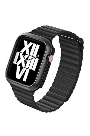 Apple Watch 44mm Uyumlu Araree Amy Akıllı Saat Koruyucu Siyah