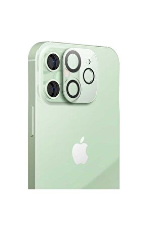 Apple iPhone 12 Uyumlu Araree C-Subcore Temperli Kamera Koruyucu Renksiz