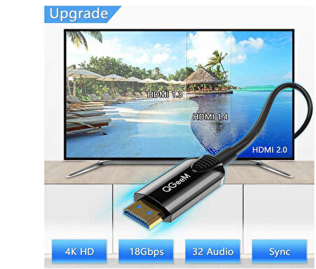 Qgeem QG-AV15 HDMI Kablo 10M