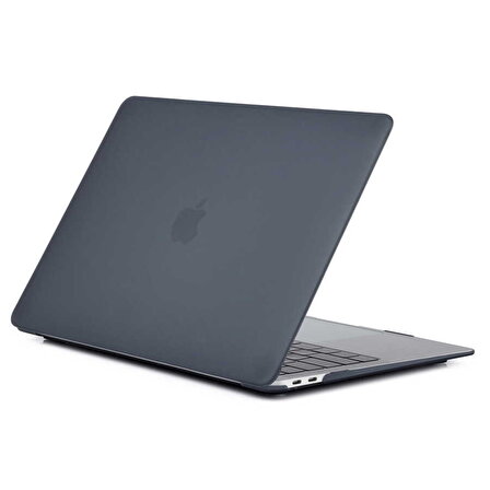 Apple Macbook 13.3' Air 2020 Uyumlu Zore MSoft Kristal Kapak (Siyah)