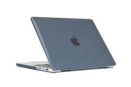 Apple Macbook 16.2' 2021 Uyumlu Zore MSoft Kristal Kapak (Siyah)