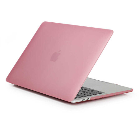 Apple Macbook 13.3' Air M1 Uyumlu Zore MSoft Mat Kapak (Pembe)