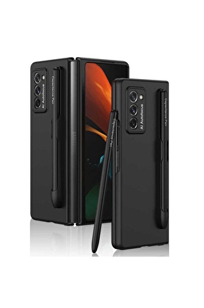 Samsung Galaxy Z Fold 2 Uyumlu Kılıf Zore Espen Kılıf Siyah