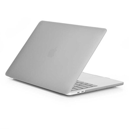 Apple Macbook 13.3' Pro 2022 M2 Uyumlu Zore MSoft Mat Kapak (Renksiz)