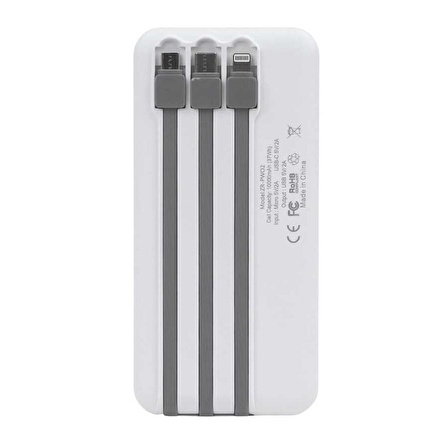 Zore ZR-P W02 10000 mAh Hızlı Şarj Powerbank