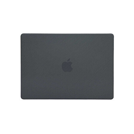 Apple Macbook 16.2' 2021 Uyumlu A2485 Zore MSoft Carbon Fiber Tasarımlı Kapak