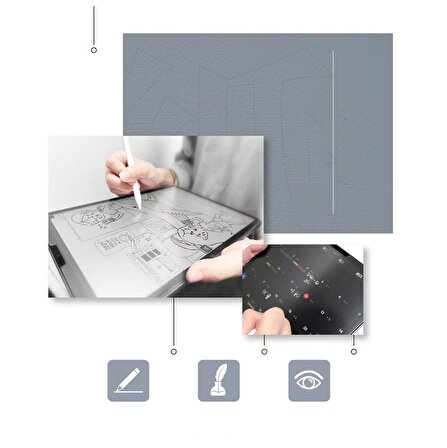 Apple iPad 10.9 2022 (10.Nesil) Uyumlu Kağıt Hisli Mat Davin Paper Like Tablet Ekran Koruyucu