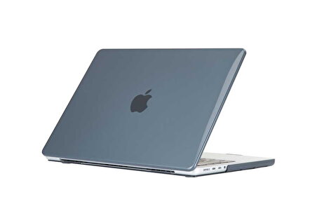 Apple Macbook Pro 14.2 2023 A2779 Uyumlu Zore MSoft Kristal Kapak (Siyah)